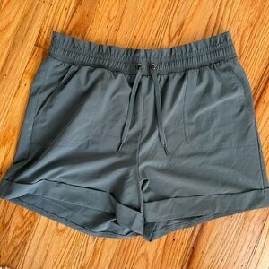 Danskin Gray Athletic Shorts Elastic Waistband Lightweight
